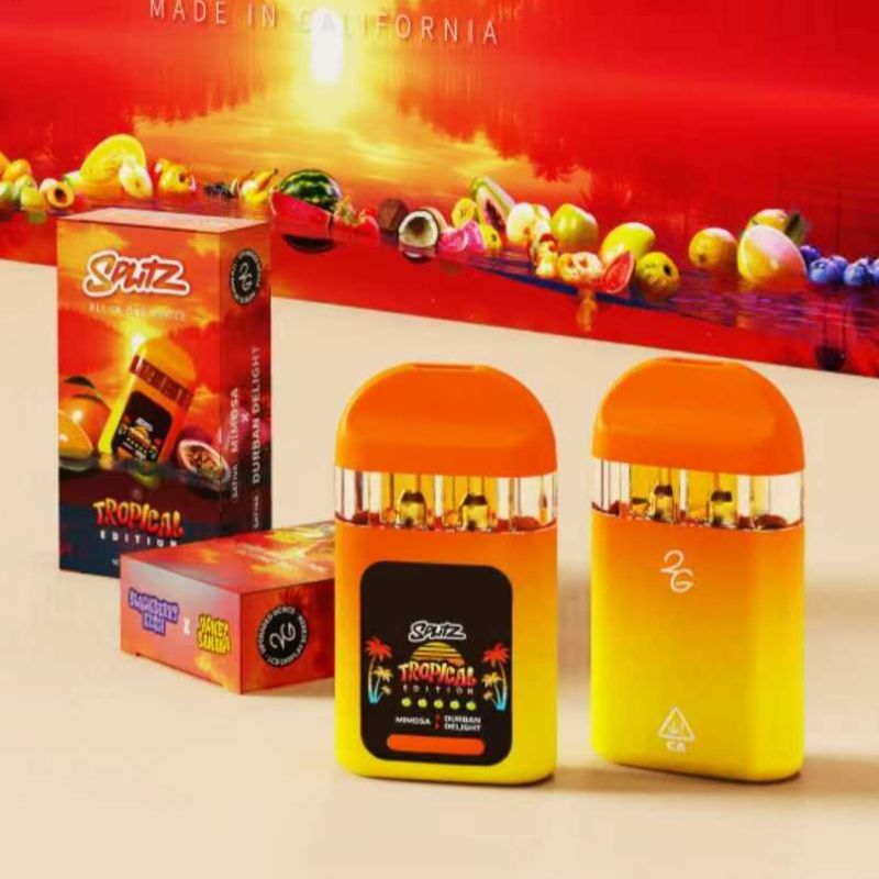 Splitz 2g Dual Chamber Empty Vape Pen with LCD Screen (1G+1G)